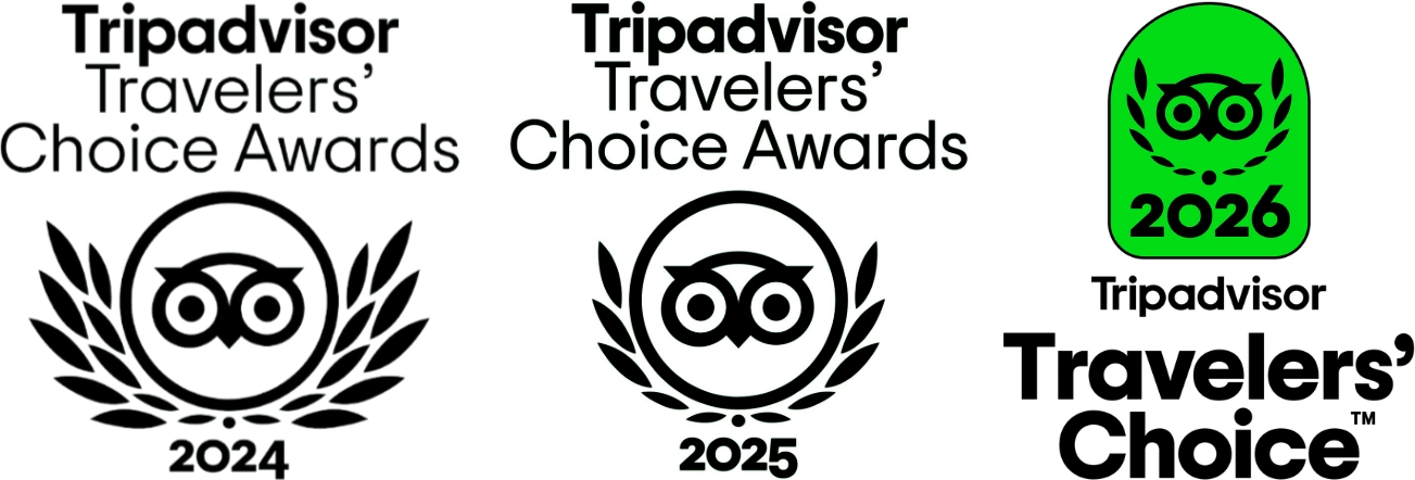 Tripadvisor Travellers' Choice Awards 2024, 2025 and 2026